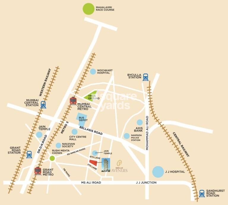 Shelaji Avenues Location Image