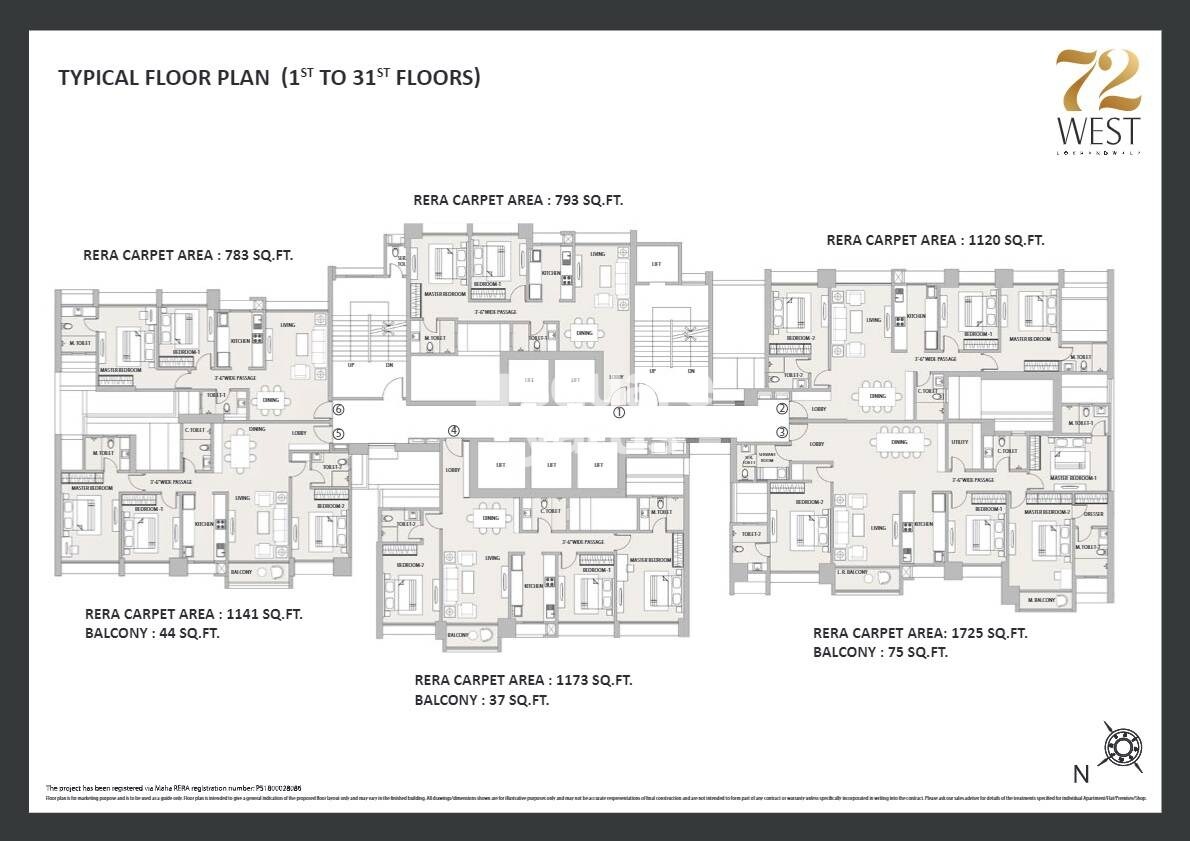 Sheth 72 West Floor Plans
