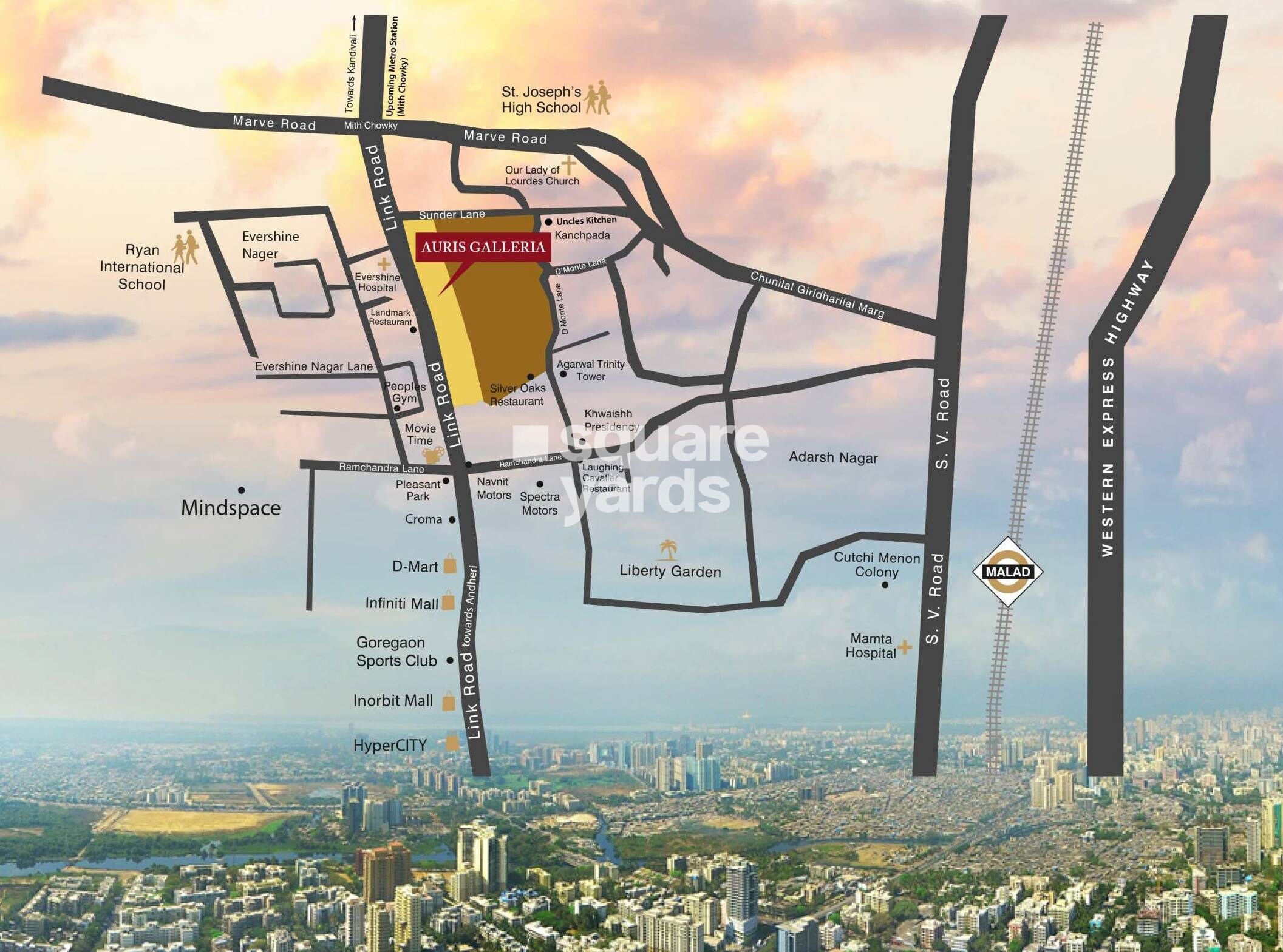 Sheth Auris Galleria Location Image