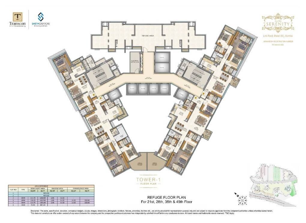 Sheth Auris Ilaria Tower A Floor Plans 1