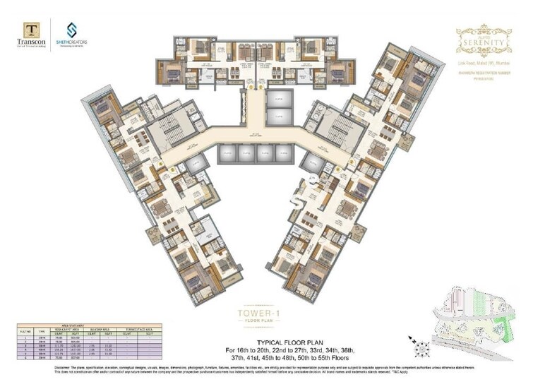 Sheth Auris Serenity Tower 1 Floor Plans 2