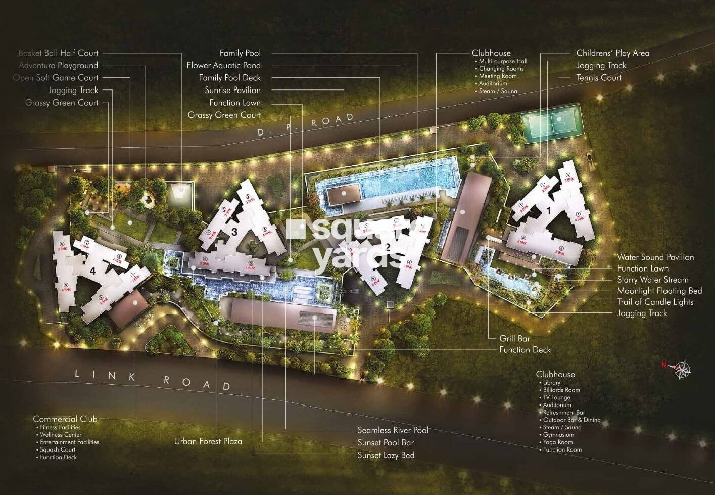 Sheth Auris Serenity Tower 4 Master Plan Image