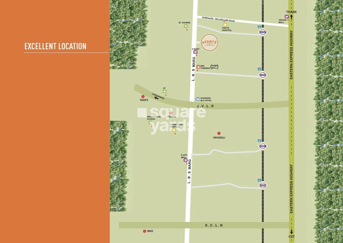 Sheth Avante Location Image