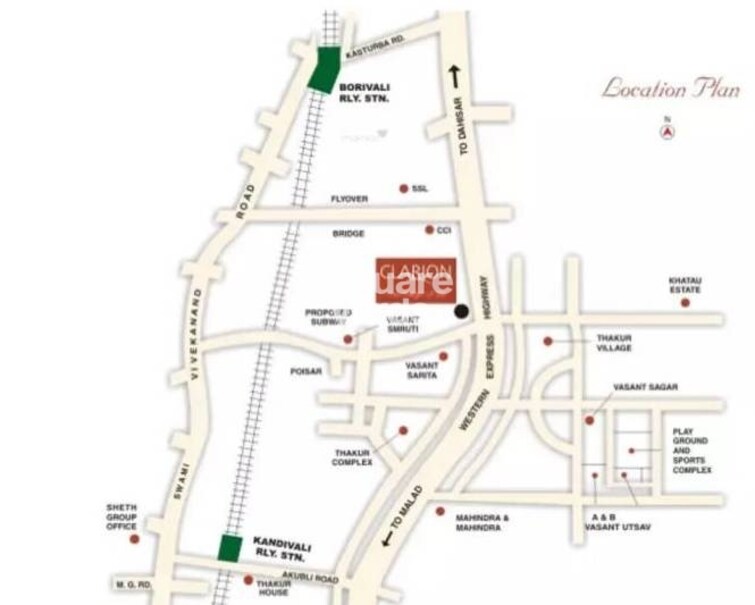 Sheth Clarion Location Image