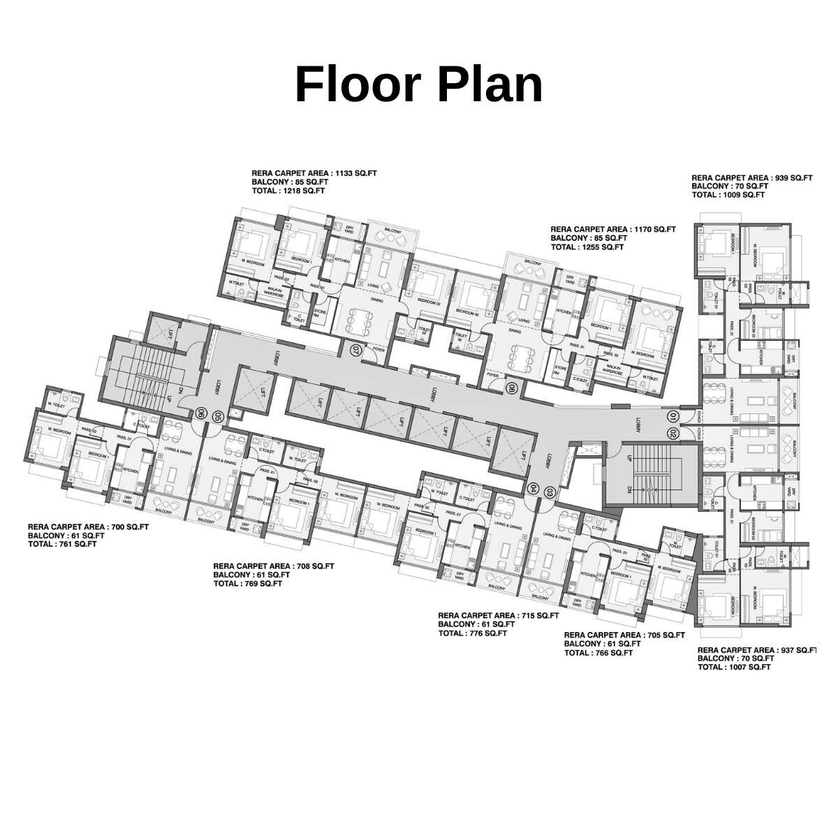 Sheth Edmont Aurelia Floor Plans