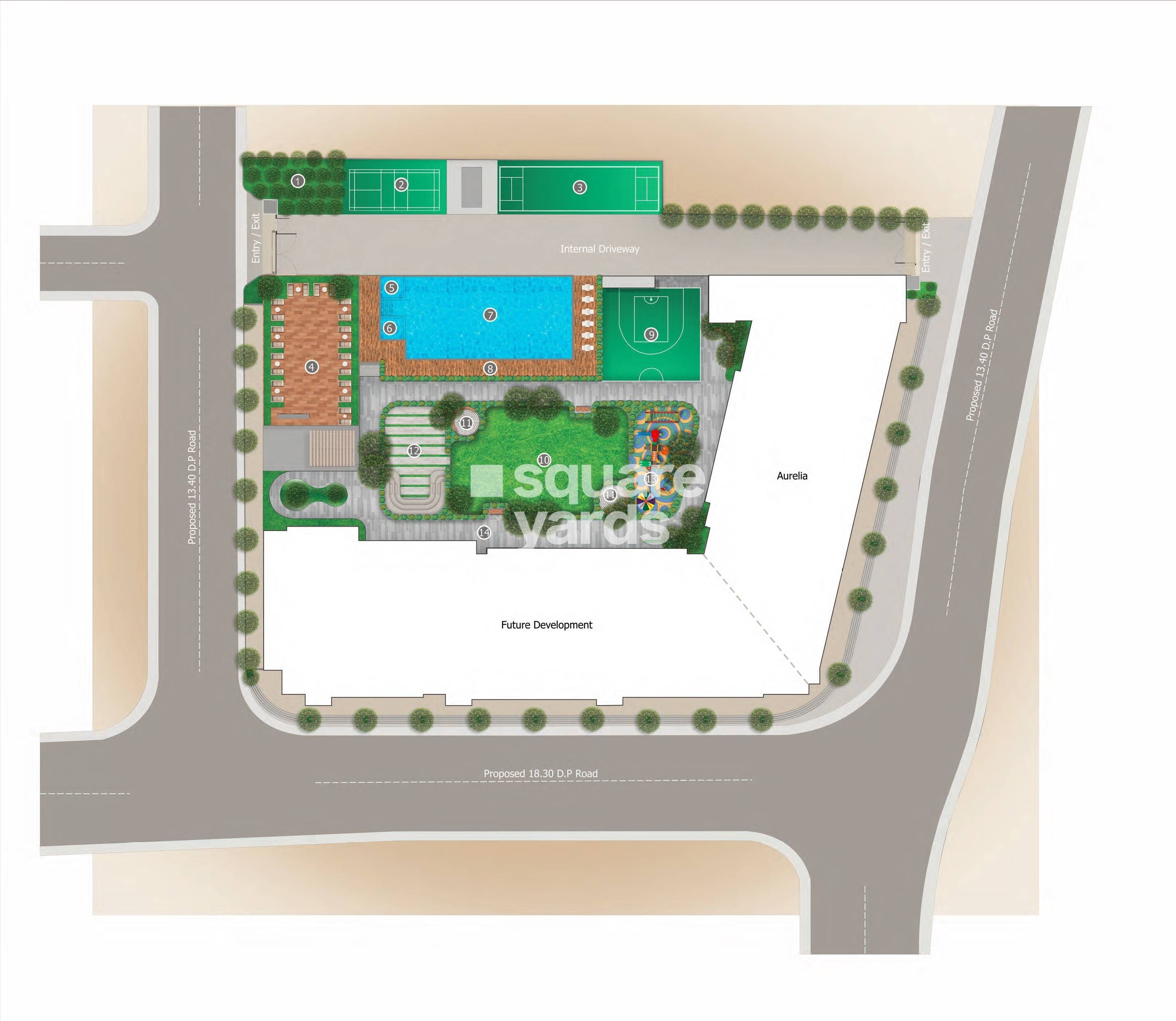 Sheth Edmont Aurelia Master Plan Image