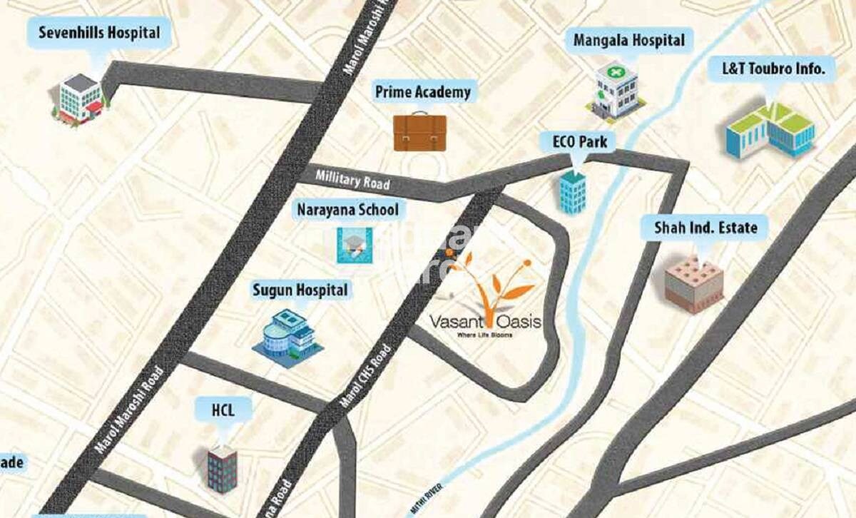 Sheth Vasant Oasis Daffodil Bldg 7 Location Image