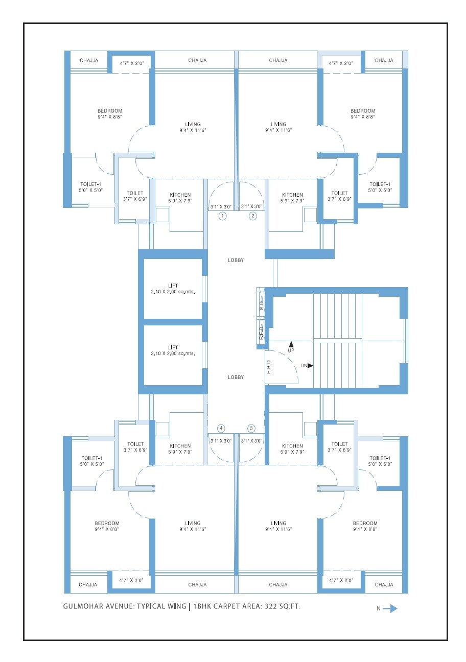 Shivalik Bandra North Gulmohar Avenue Floor Plans 1