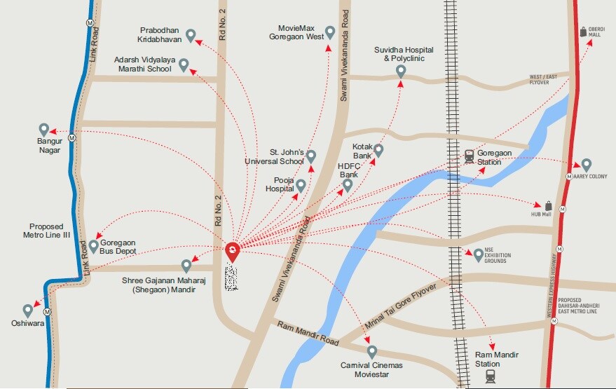 Shivam Gulmohar Location Image