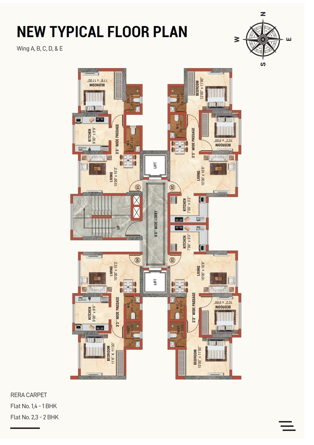 Shivam Nirlon Employees CHSL Floor Plans