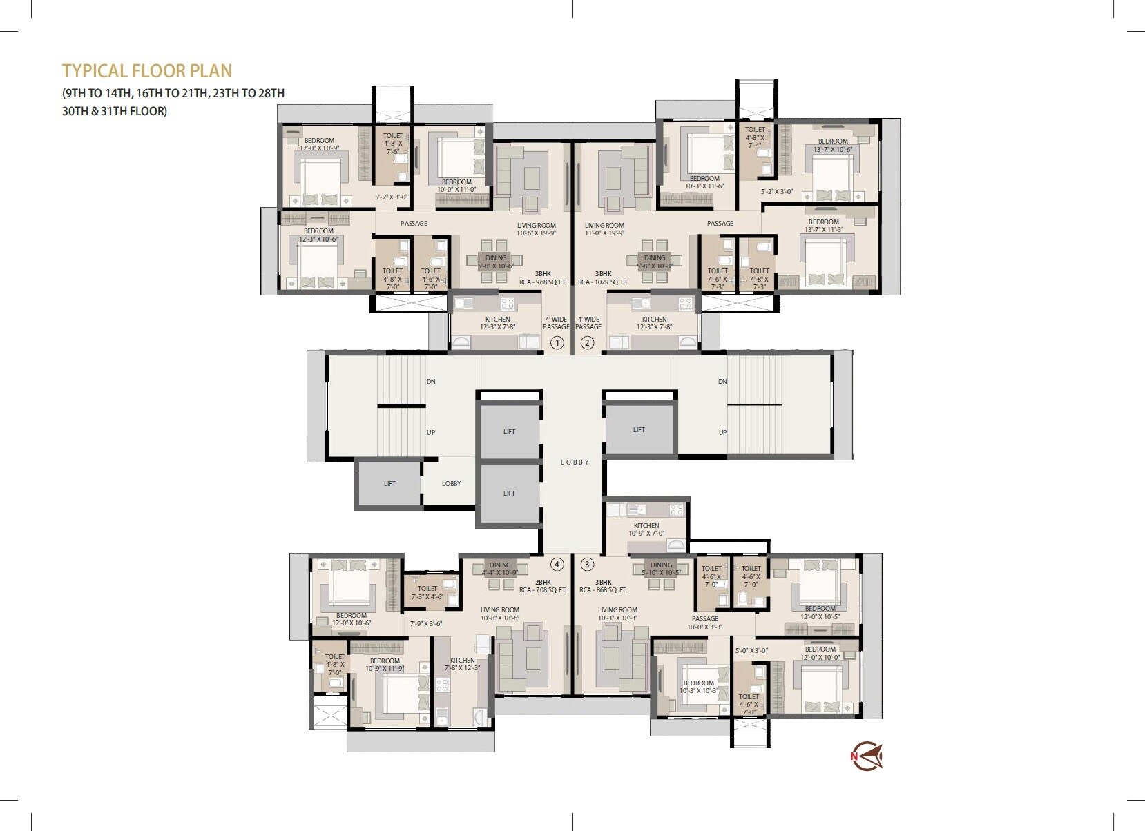 Shraddha Elite Floor Plans