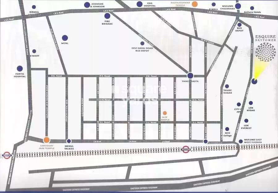 Shraddha Esquire Skytower Location Image