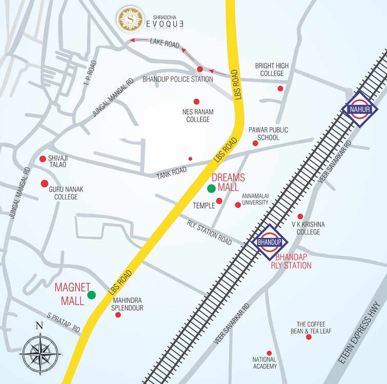 Shraddha Evoque Location Image