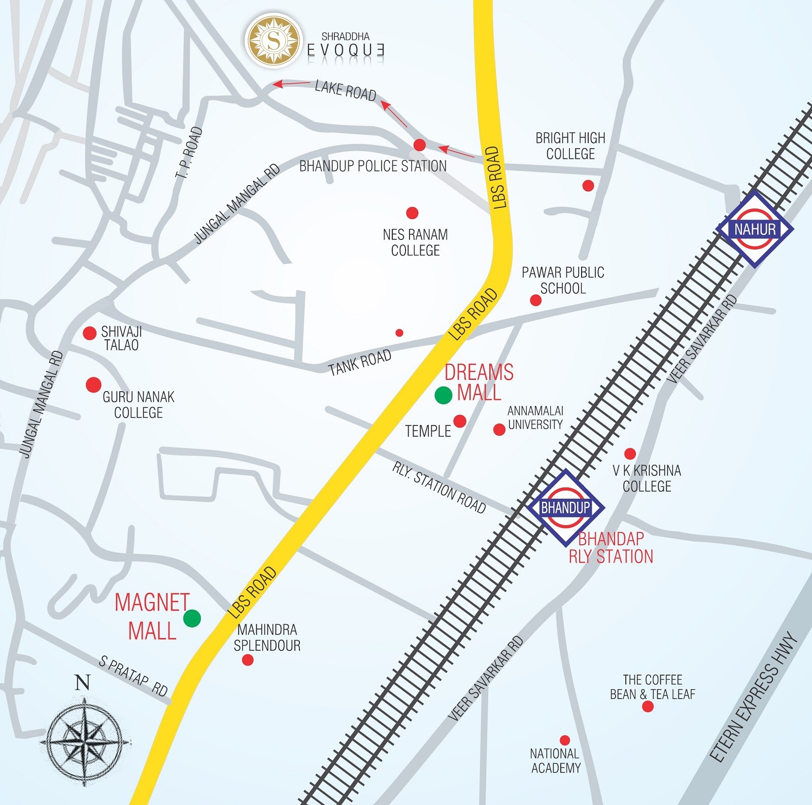 Shraddha Evoque Location Image