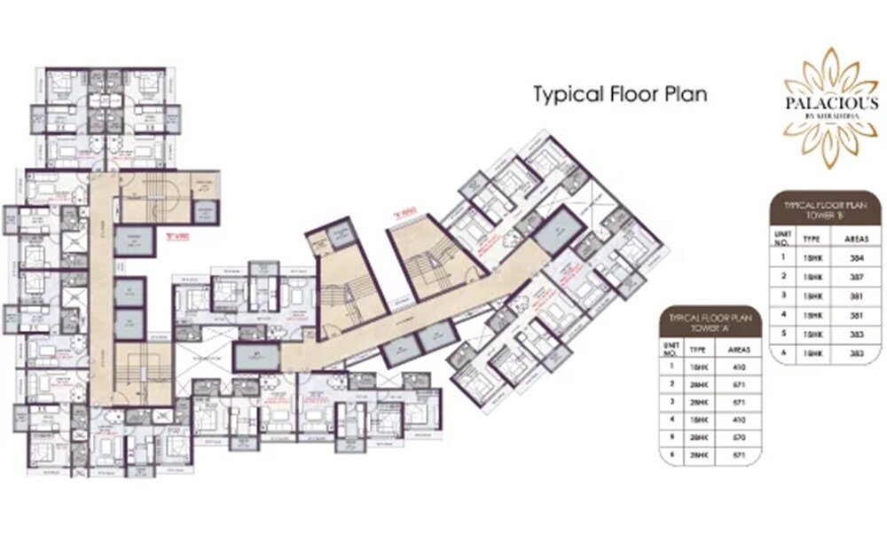 Shraddha Palacious Floor Plans