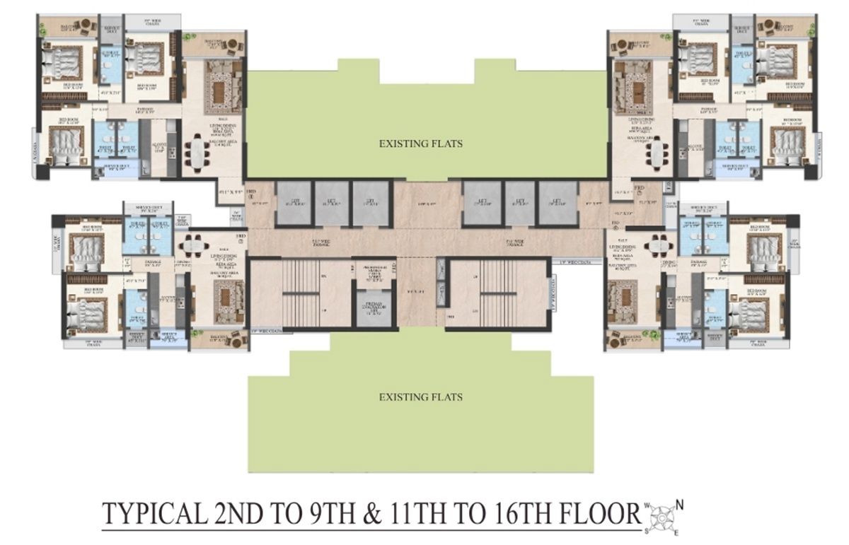 Shraddha Paradise Enclave Floor Plans