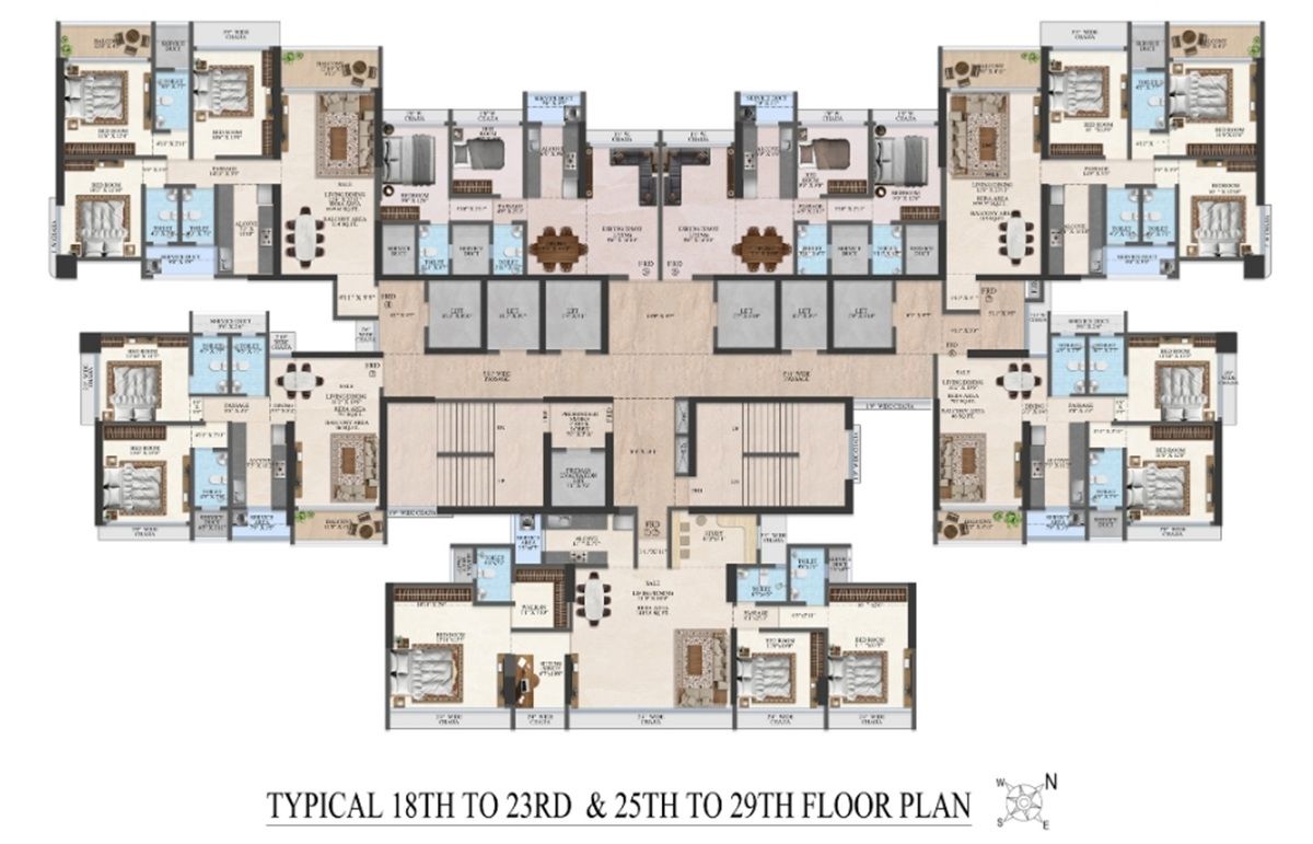 Shraddha Paradise Enclave Floor Plans