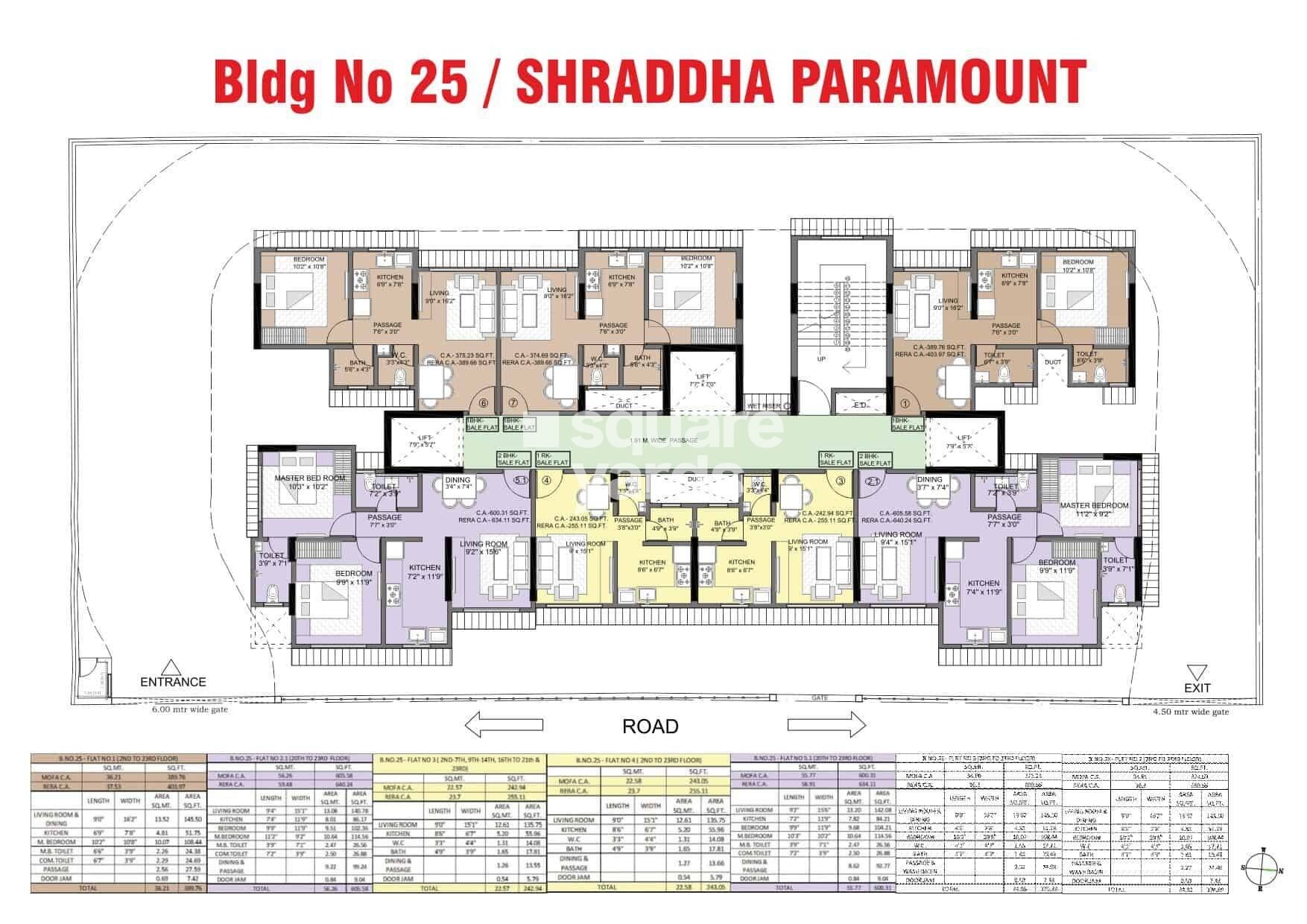 Shraddha Paramount Floor Plans
