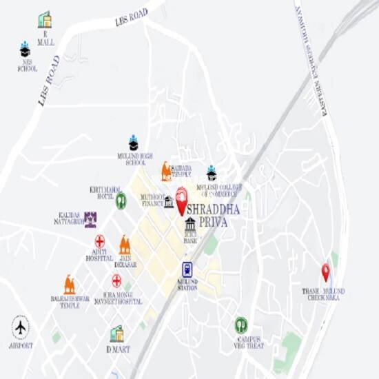 Shraddha Priva Location Image