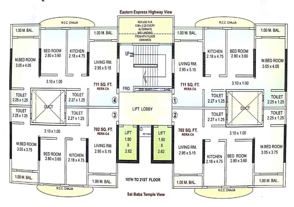 Shraddha Vertica Floor Plans