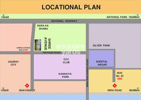 Shree Avenue Complex Location Image