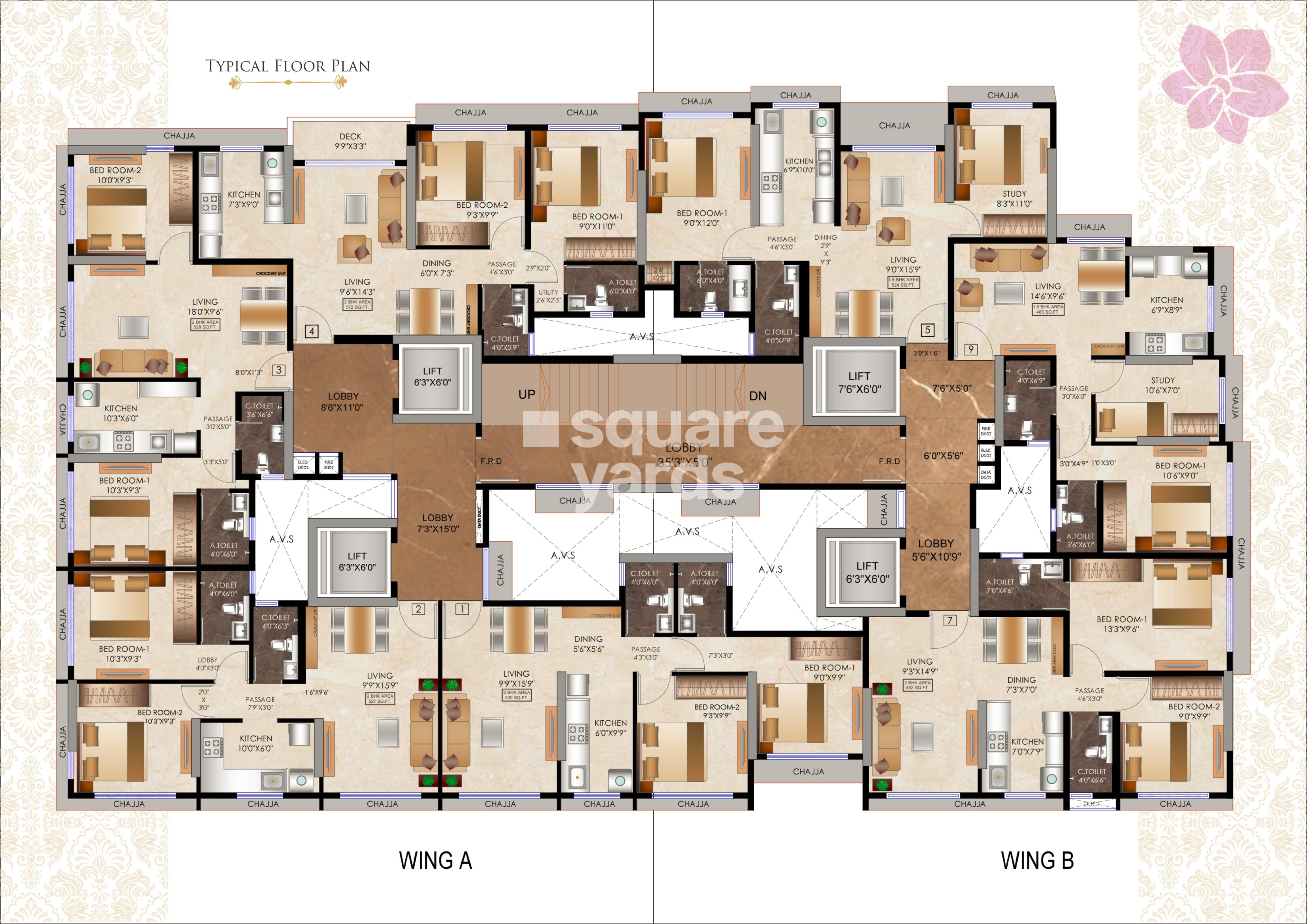 Shree Balaji Orchid Floor Plans