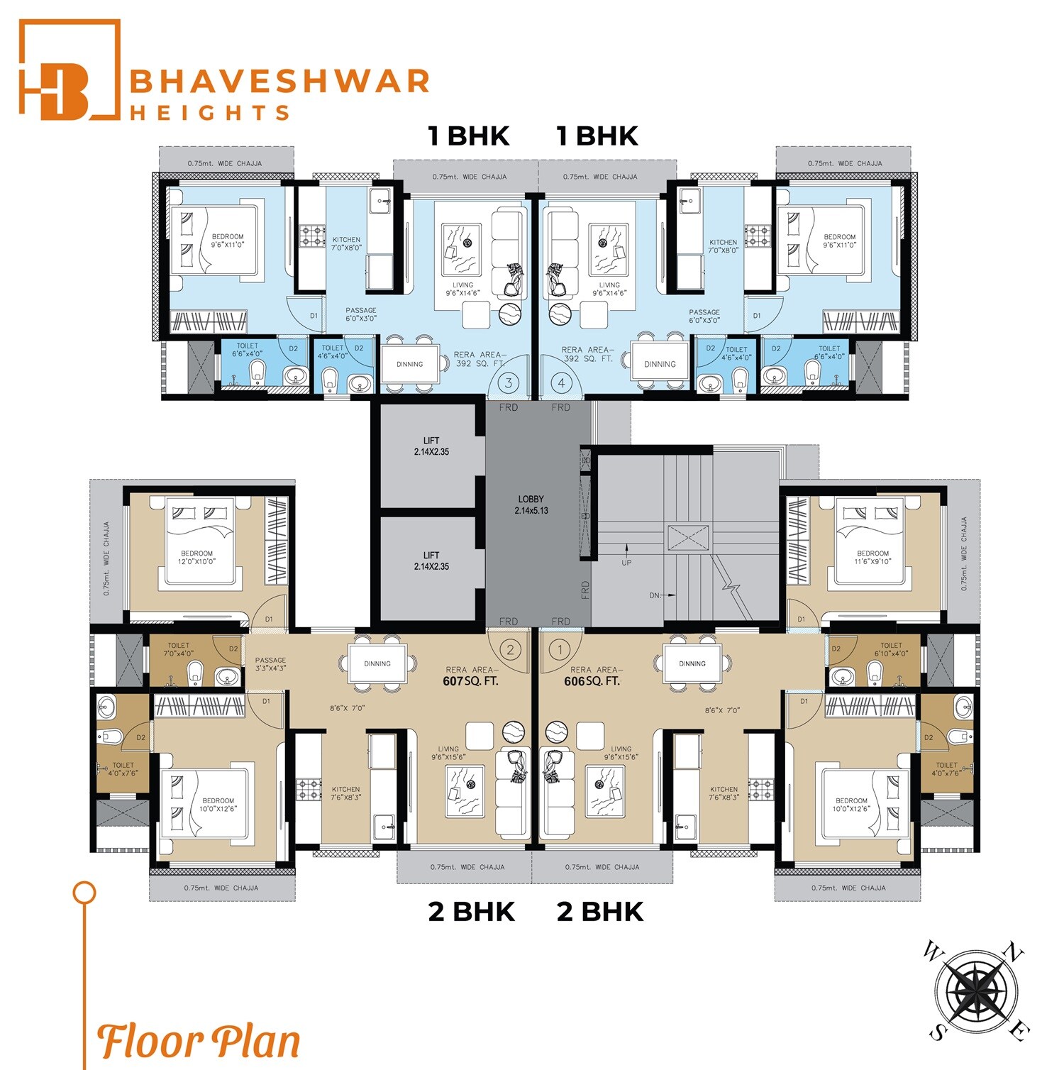 Shree Bhaveshwar Heights Floor Plans