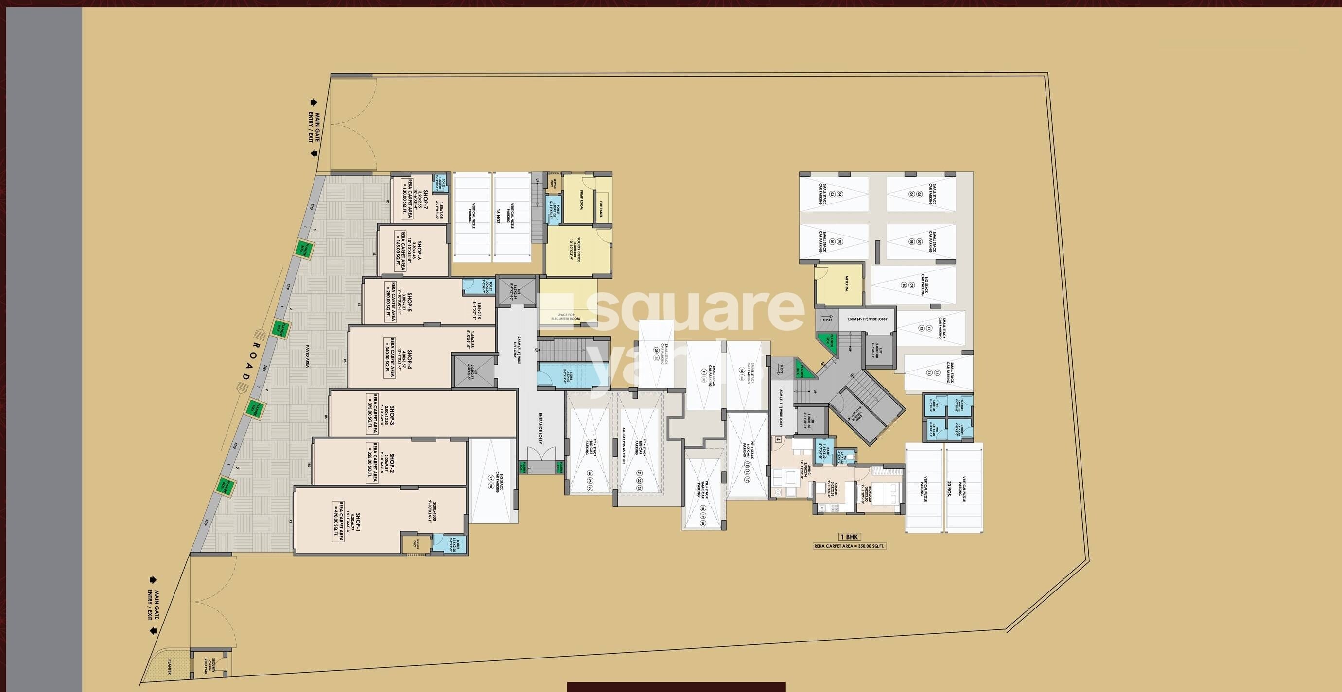 Shree Crest Floor Plans