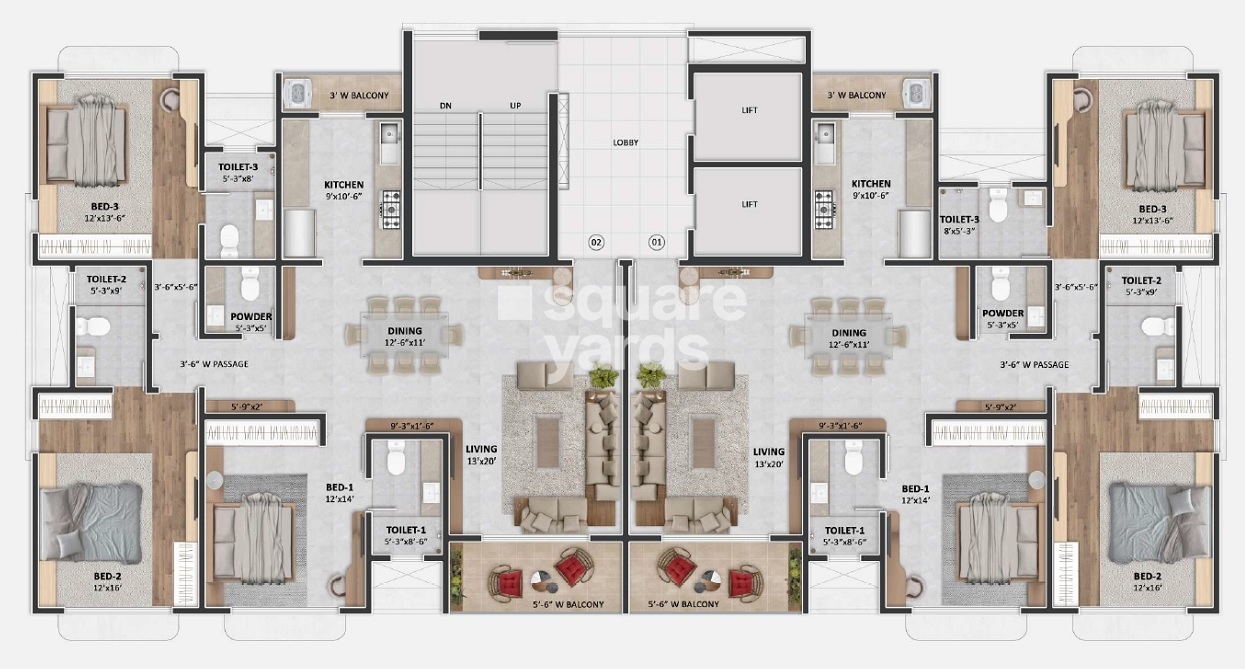 Shree Estella Floor Plans