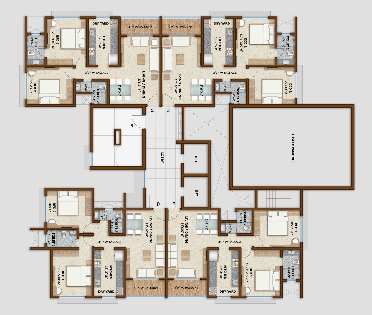 Shree Guru Ashish Floor Plans