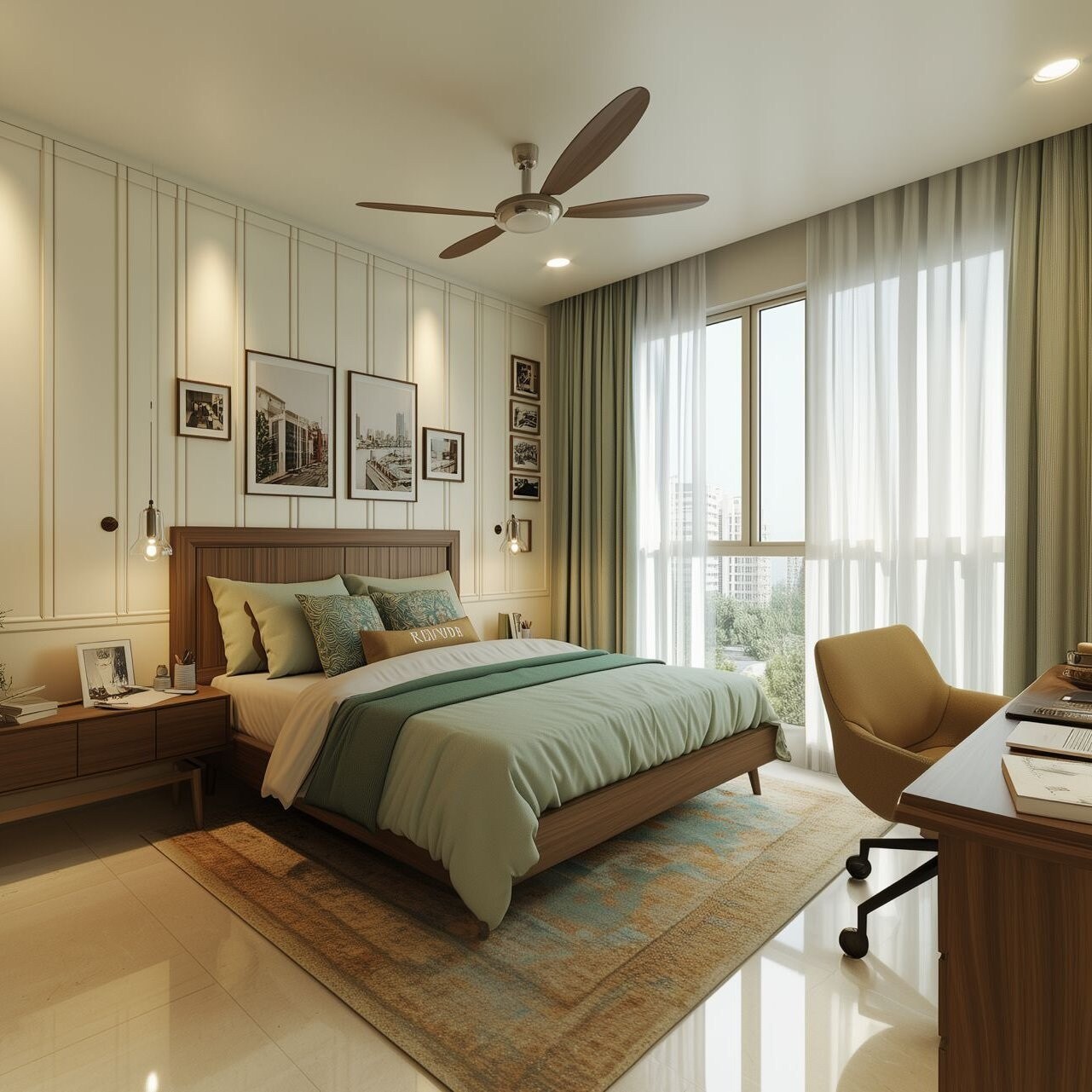 Shree Krishna Anupama Apartment Interiors