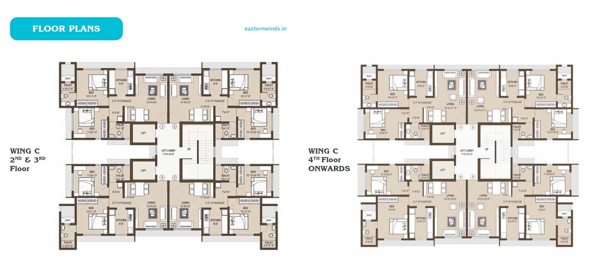 Shree Krishna Eastern Winds Floor Plans 1