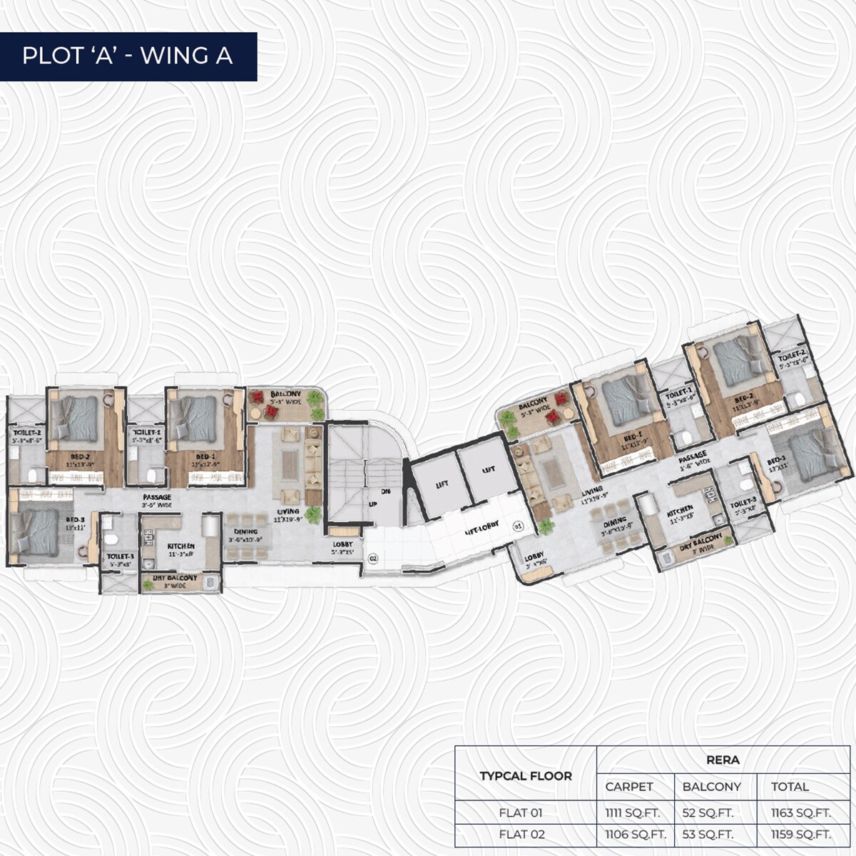 Shree Krishna Navageeta Floor Plans 1