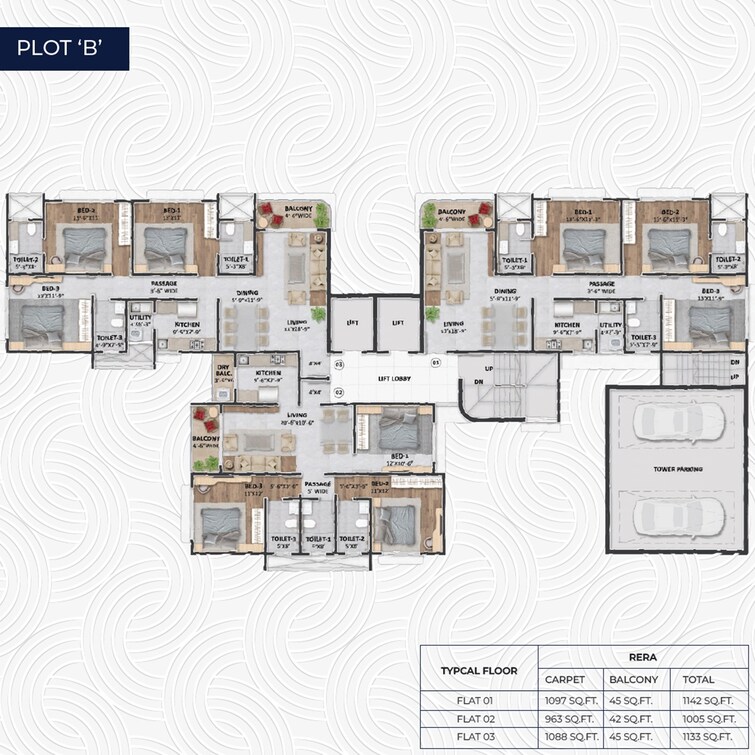 Shree Krishna Navageeta Floor Plans 2