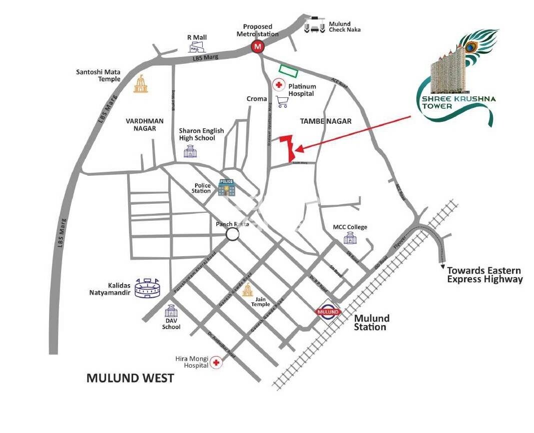 Shree Krushna Tower Location Image