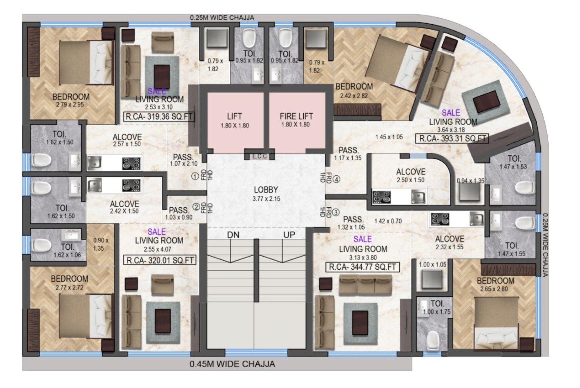 Shree Mahalakshmi Saburi Floor Plans
