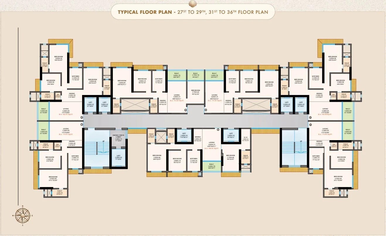 Shree Om Paradise CHS Floor Plans