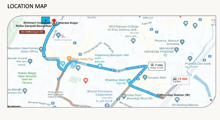 Shree Om Siddhivinayak CHS Location Image