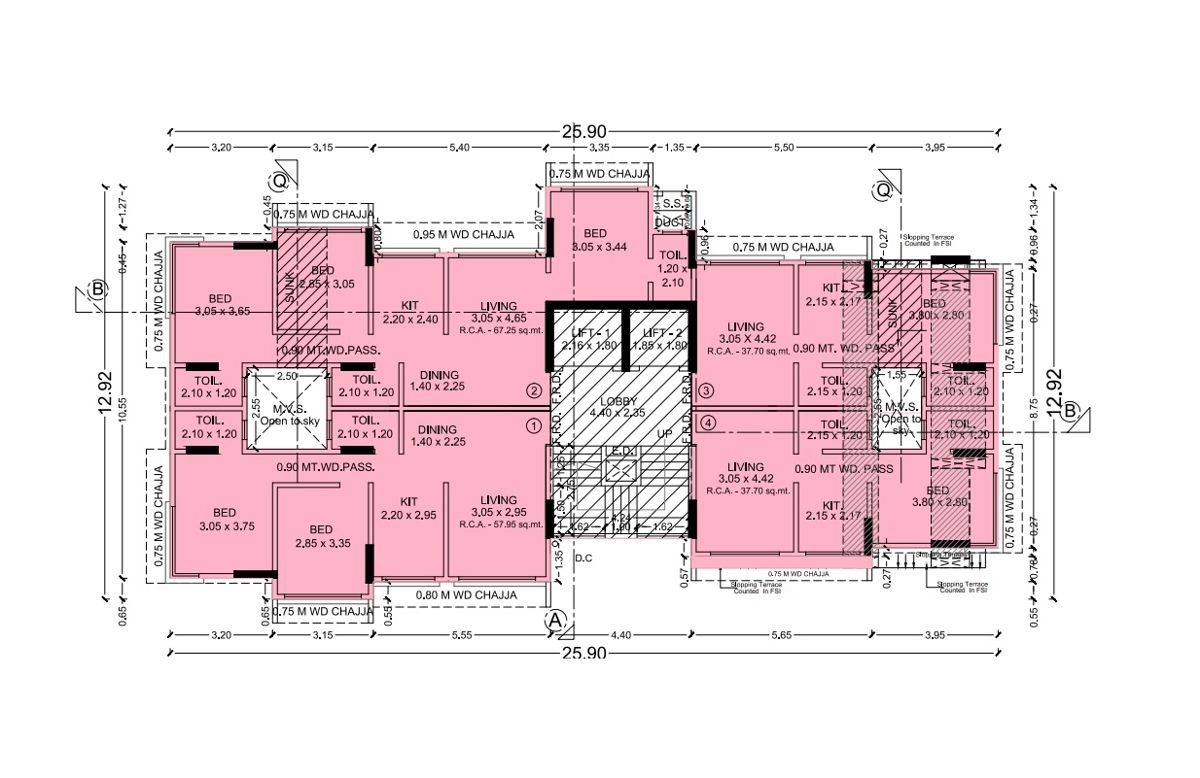 Shree Ostwal Fermino Floor Plans