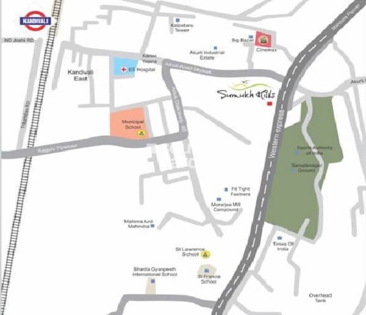 Shree Riddhi Siddhi Sumukh Hills Location Image