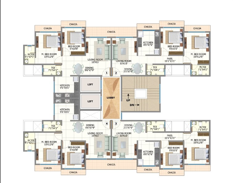Shree Riddhi Siddhi Sumukh Hills Floor Plans