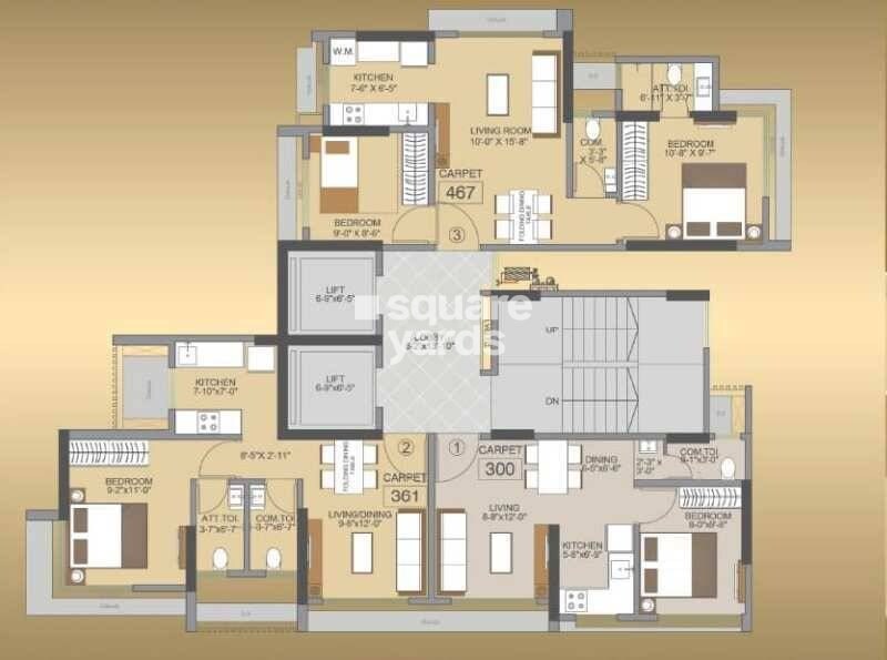 Shree Royal Height Floor Plans
