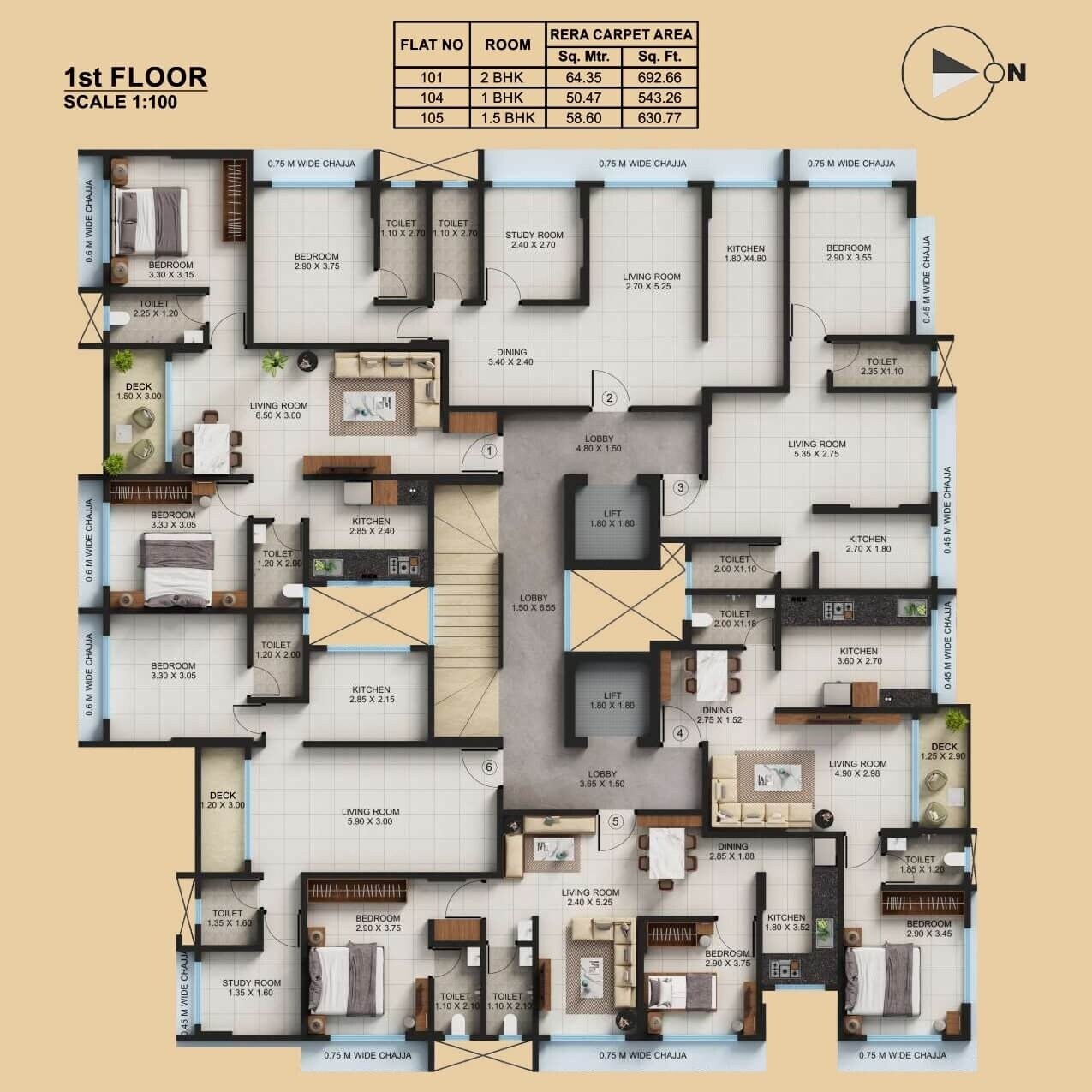 Shree Sadasukh Floor Plans