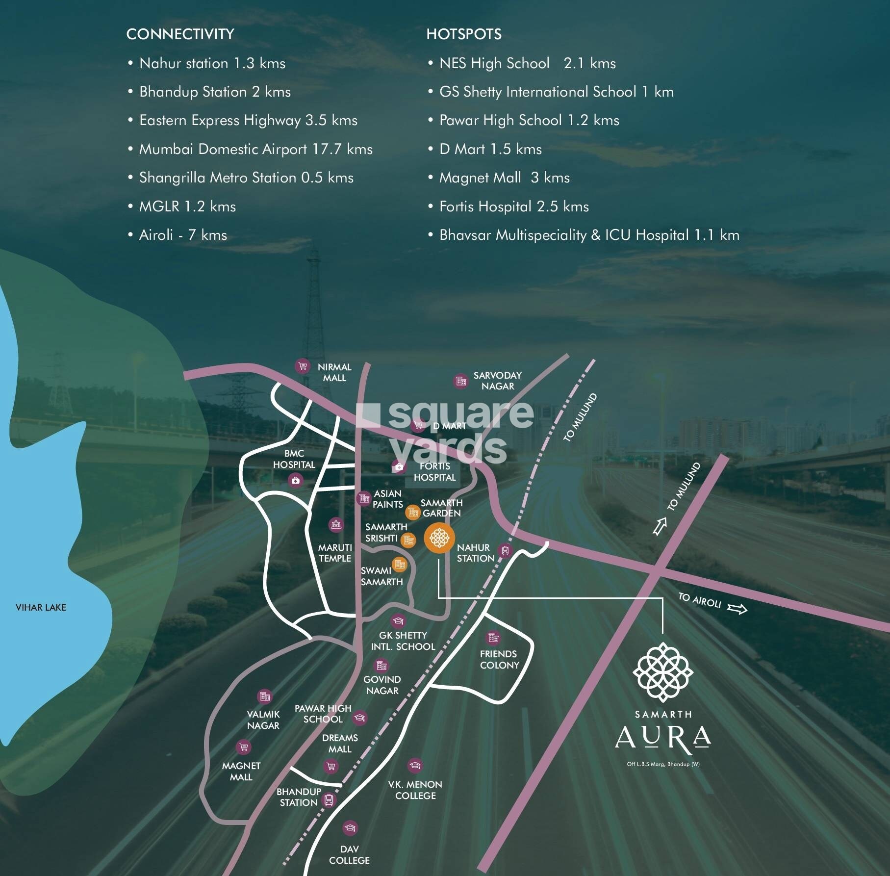 Shree Samarth Aura Location Image