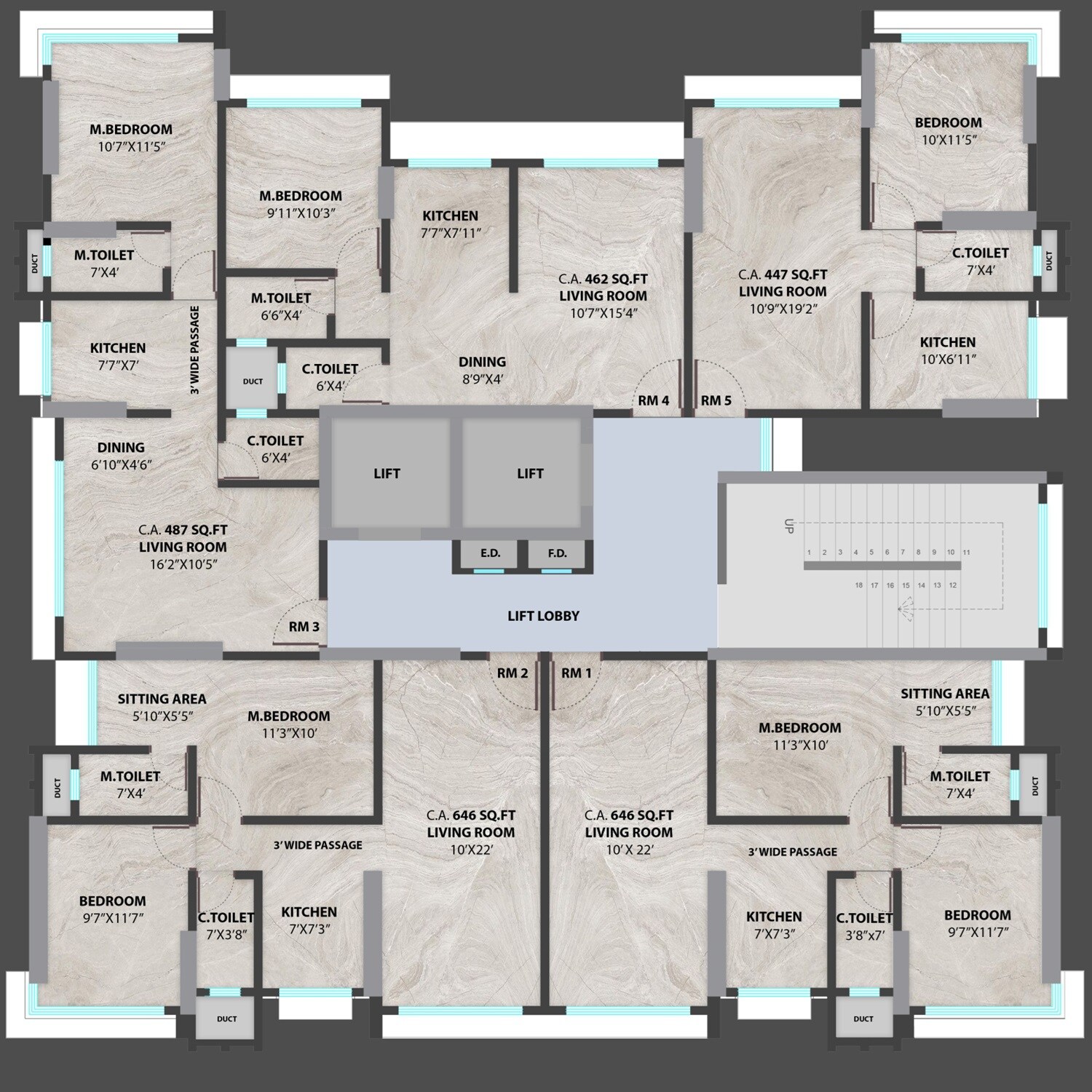 Shree Siddhivinayak Park Abode Floor Plans