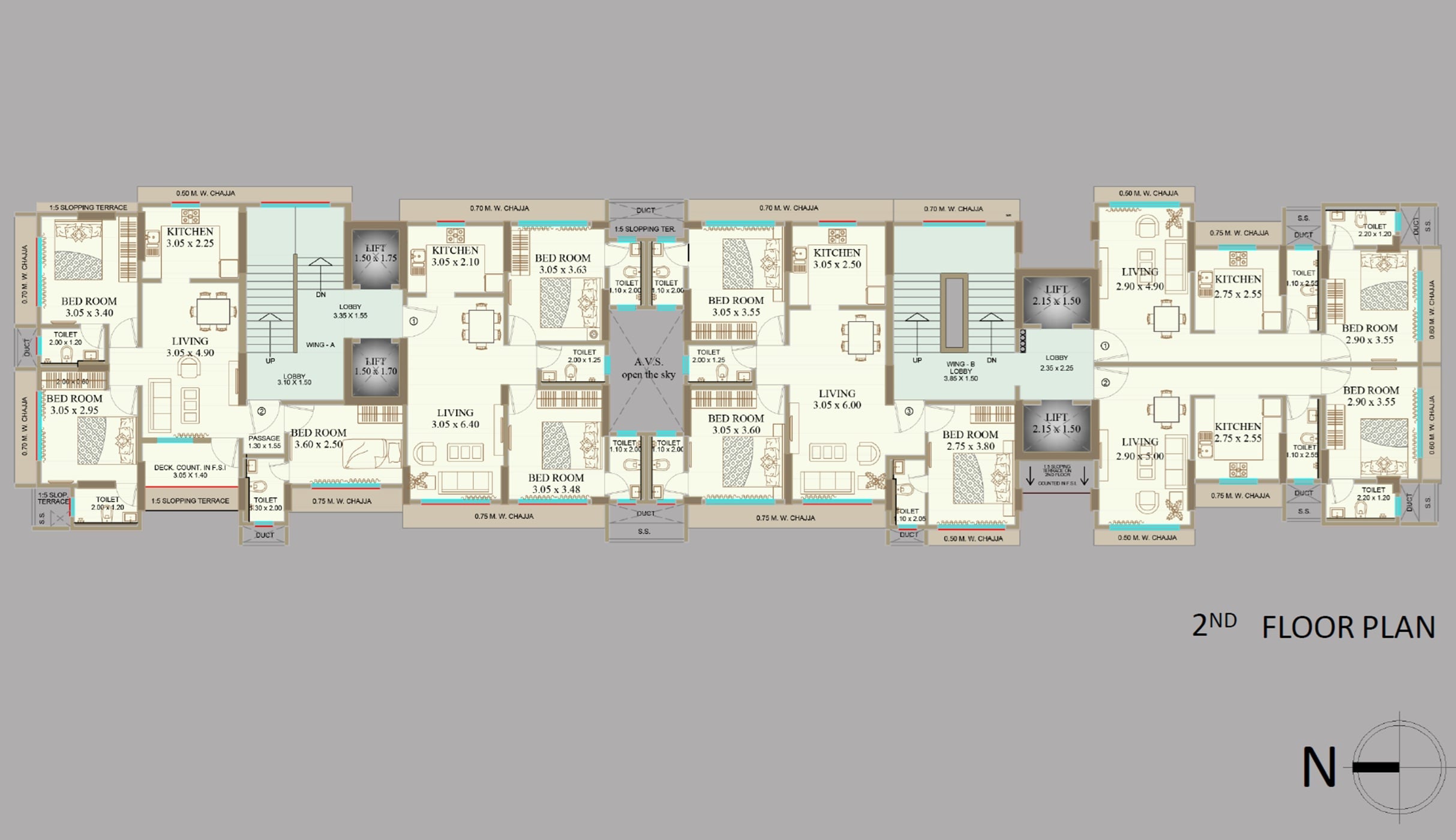 Shree Vaishno Neelkanth Apartment Floor Plans