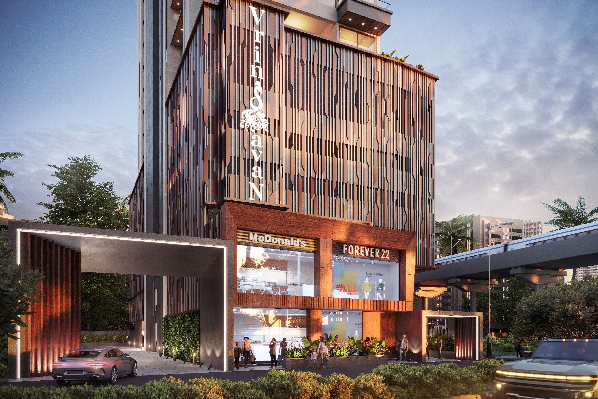 Shree Vrindavan Entrance View