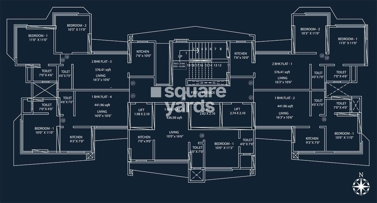 Shreeji Aspire Floor Plans