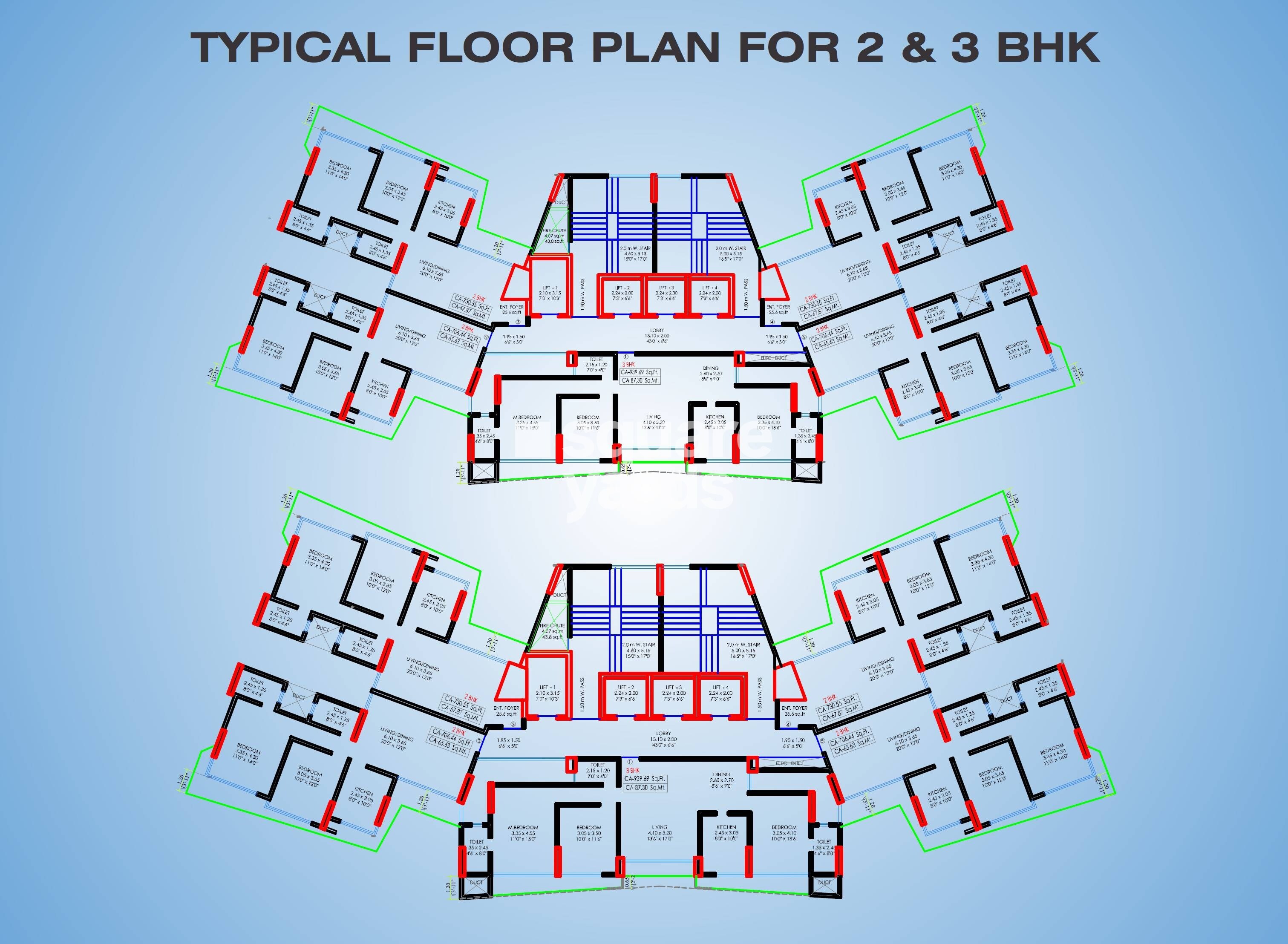 Shreeji Atlantis Floor Plans