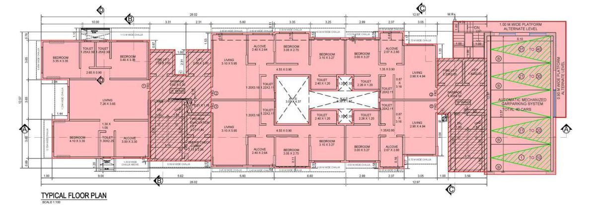 Shreeji Emarald Castle Floor Plans